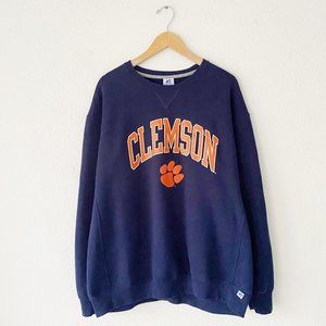Vintage College Clemson University Sweatshirt 2MB